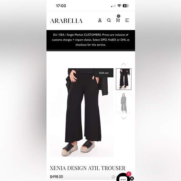 Black pants XD Xenia Design - Picture 1 of 11